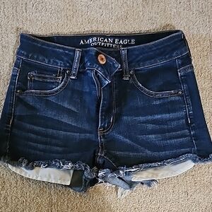 American Eagle Outfitters Women's Blue Denim Shorts